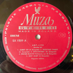 Винтажная виниловая пластинка LP Arp Life Jumbo Jet (Польша 1977)