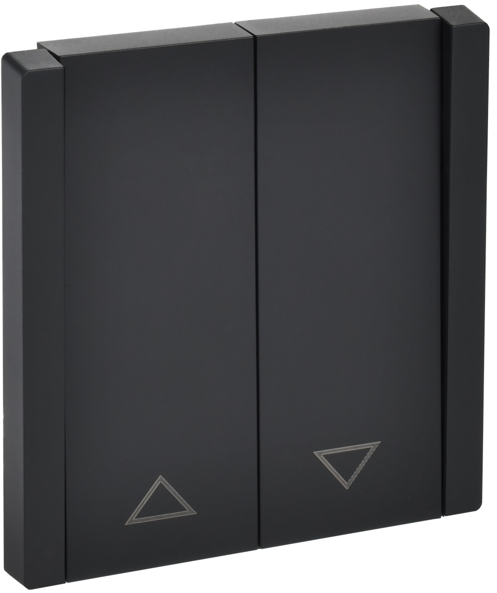 FORTE&PIANO Выключатель жалюзи 10А FP111 черный IEK