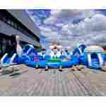 Надувной наземный аквапарк «Морское царство» 23*23*6 м