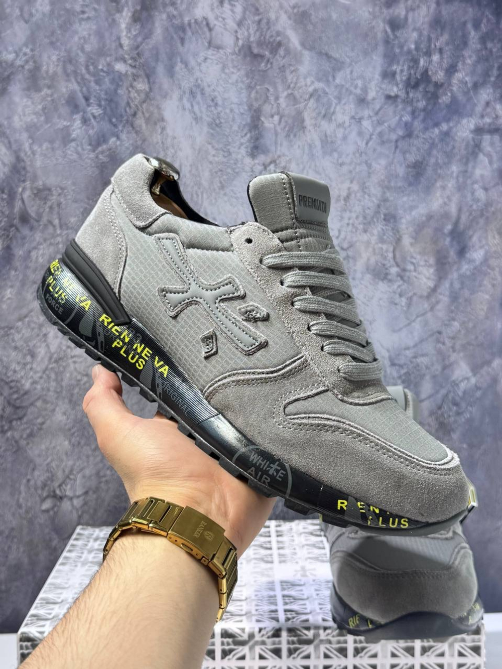 Premiata Mick 483 Grey утепленные