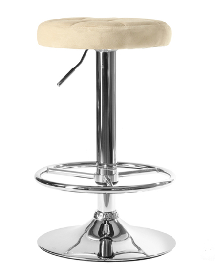 Табурет барный DOBRIN BRUNO, бежевый велюр (MJ9-10)