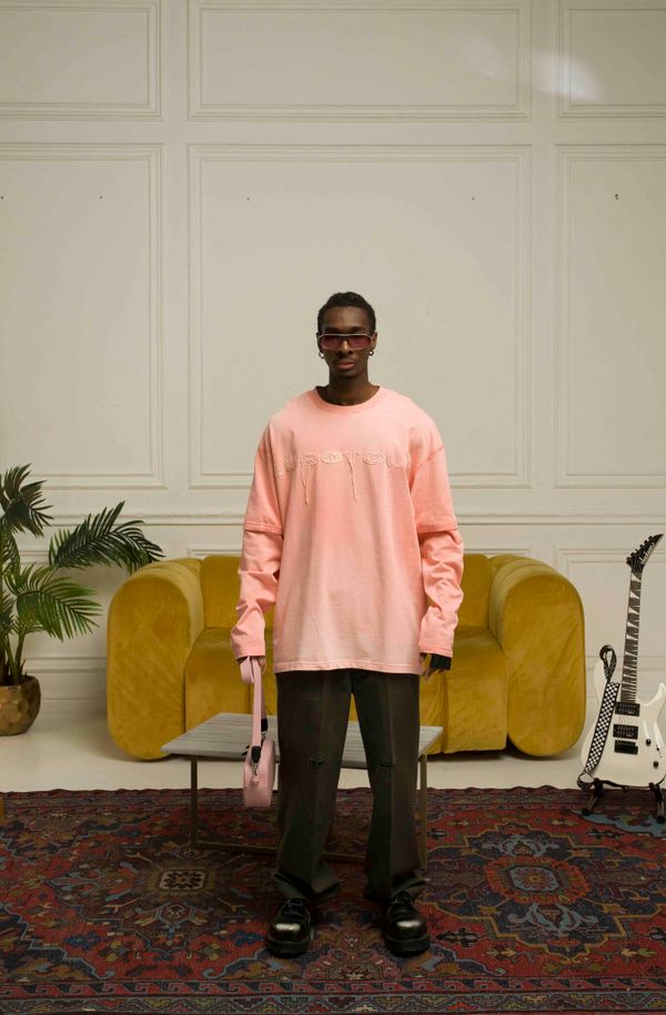 Лонгслив Eurotour бледно-красный - фото 1