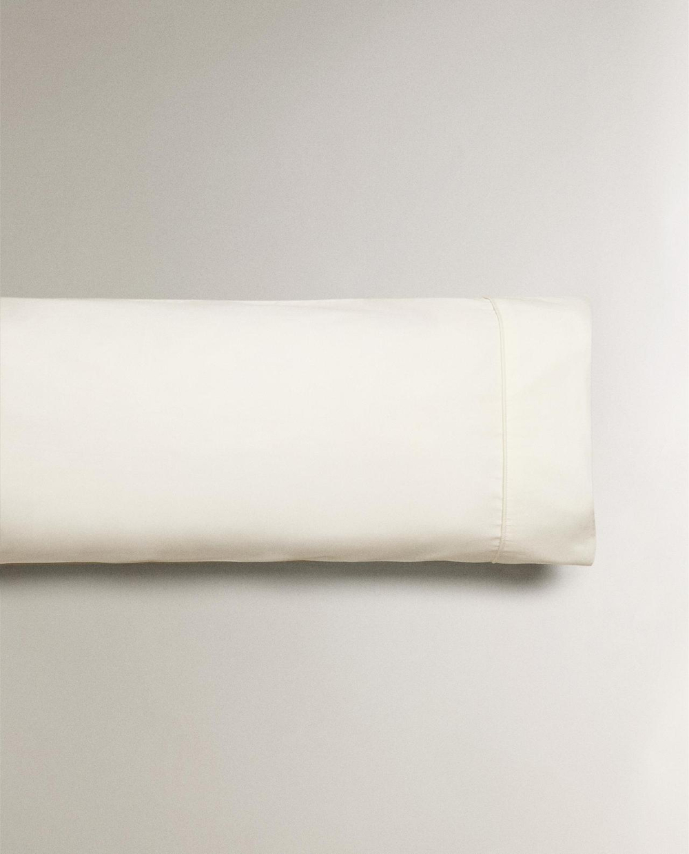 Zara Home - Наволочка из ситцевого хлопка (800 нитей) 60x60 см