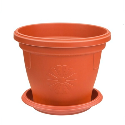 Кашпо "Italy" 17 л D=36,2см с поддоном цвет в ассортименте