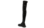 Alexander McQueen Hybrid Lace Up Boot "Black" Women"s