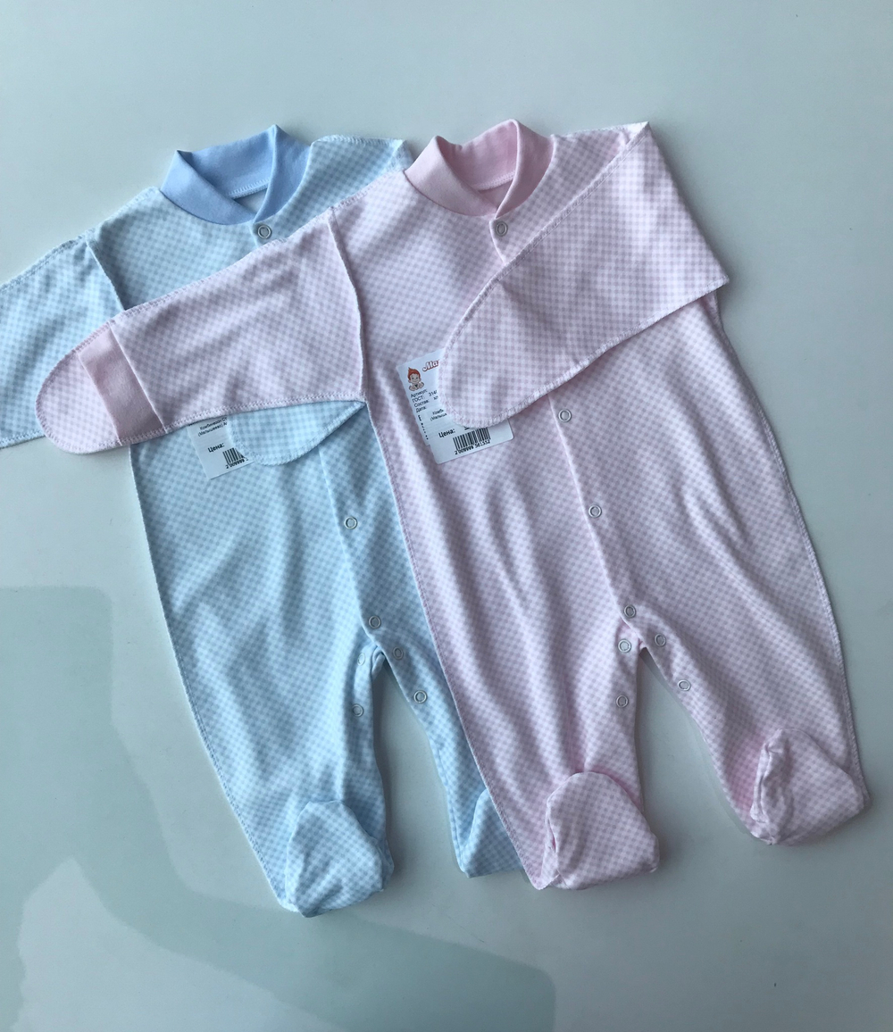 Комбинезон Стразы интерлок (Малышеево) Арт. 854 (Размер: 68)