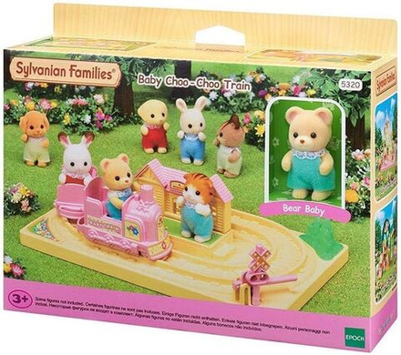 Игровой набор Sylvanian Families - Baby Choo-Choo Train - Игровая площадка Паровозик - Сильвания Фэмили 5320