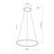 Подвесная люстра Nowodvorski Circolo Led M Silk Oliv E 11403
