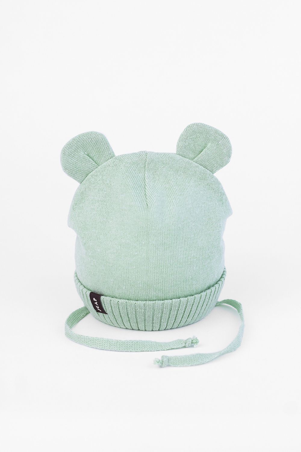 Шапка на завязках для новорожденного