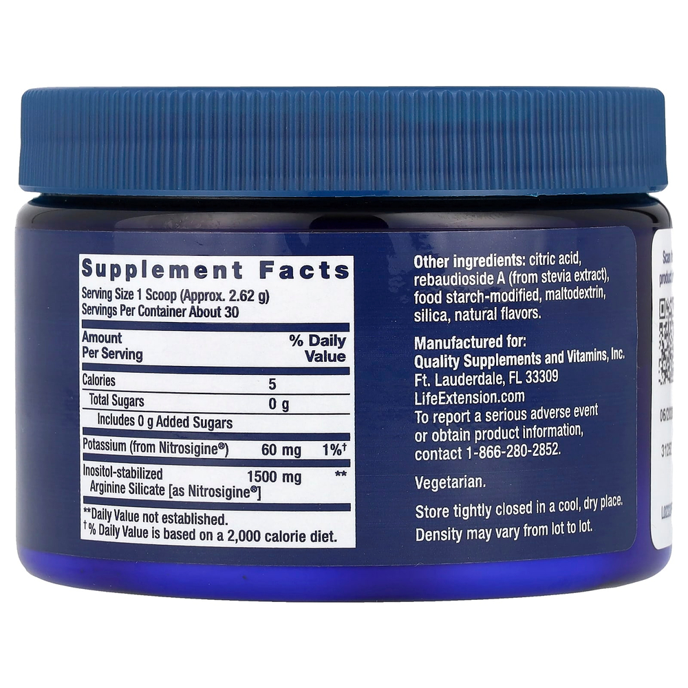 Life Extension, NitroVasc ™ Boost, ягодный, 78,6 г (2,77 унции)