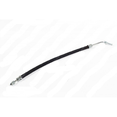 Шланг ПГУ кривой 4310 (рукав L-350 ГОСТ в тканевой оплетке) гайка-гайка / КМД