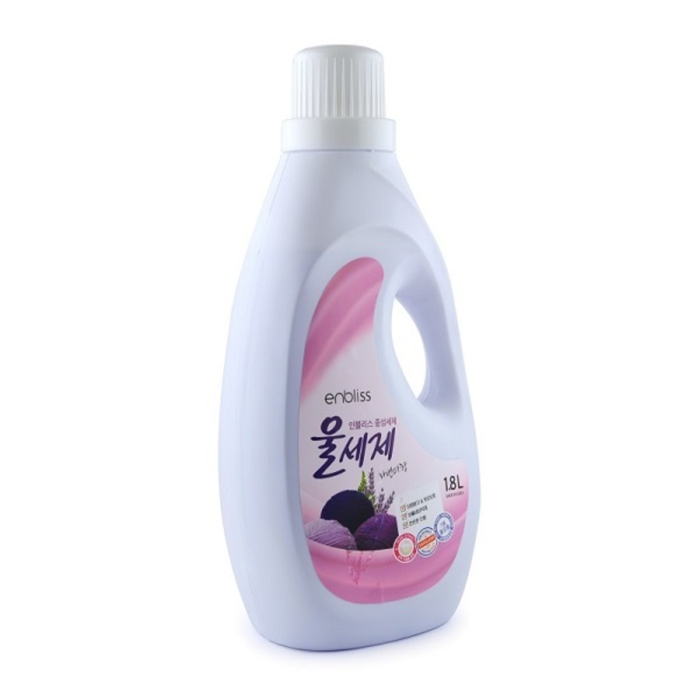 Жидкое средство для стирки шерсти и деликатных тканей с ароматом Лаванды HB Global Enbliss Liquid Laundry Detergent 1,8л