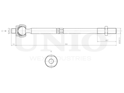 Тяга рулевая UNIO SSP-30081