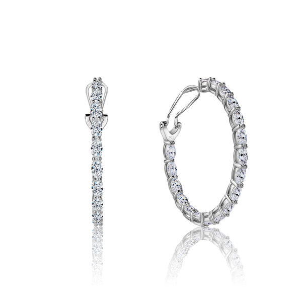 Серьги-конго 40мм