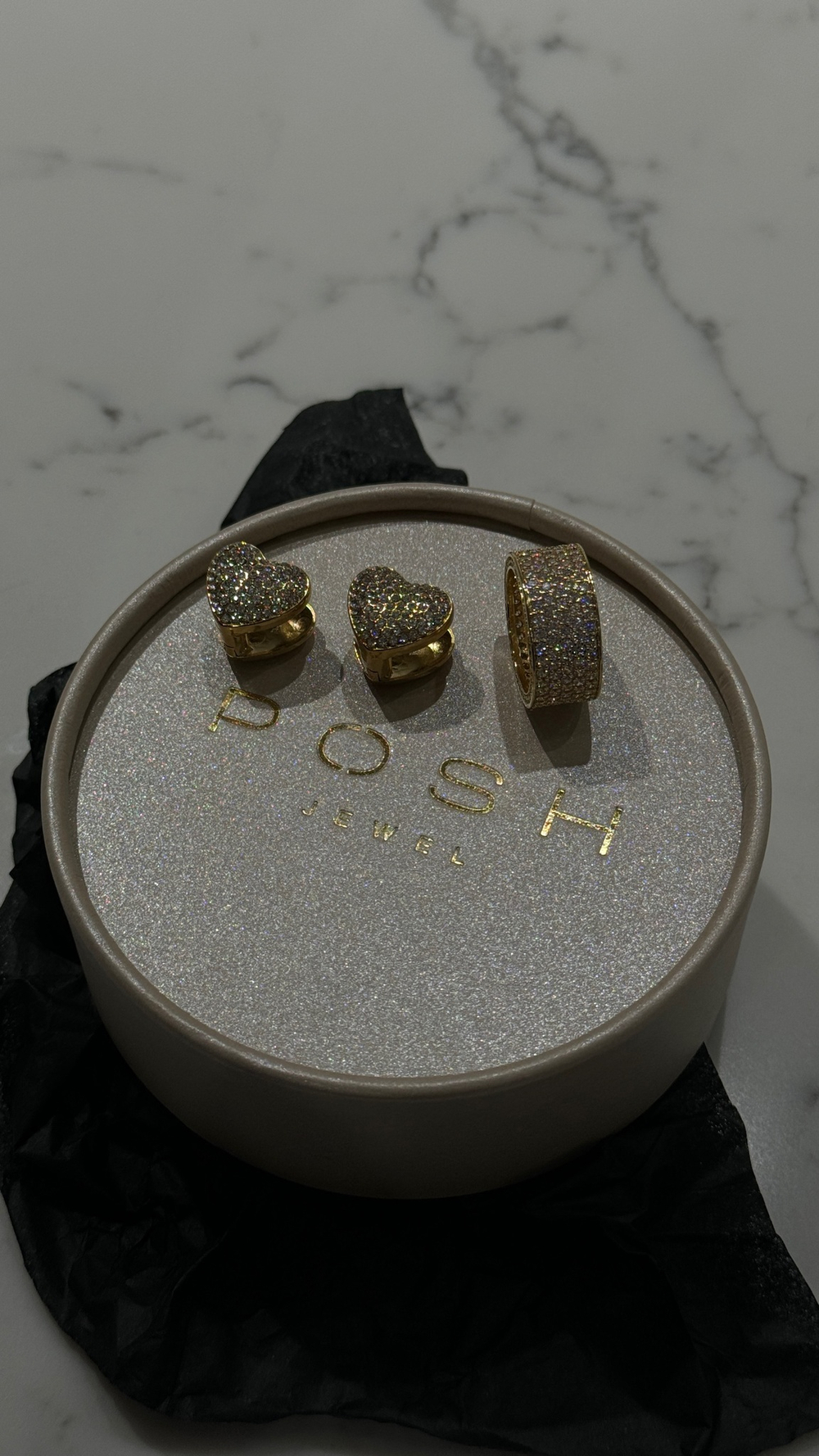 Серьги с фианитами
