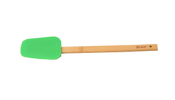 Лопатка силикон с бамбуковой ручкой 30*6 см