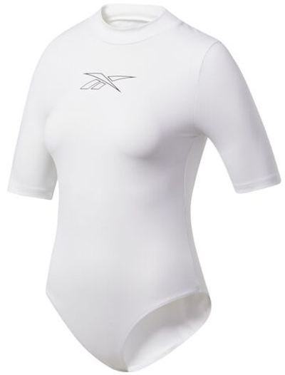 Женская теннисная футболка Reebok Studio Bodysuit W - white