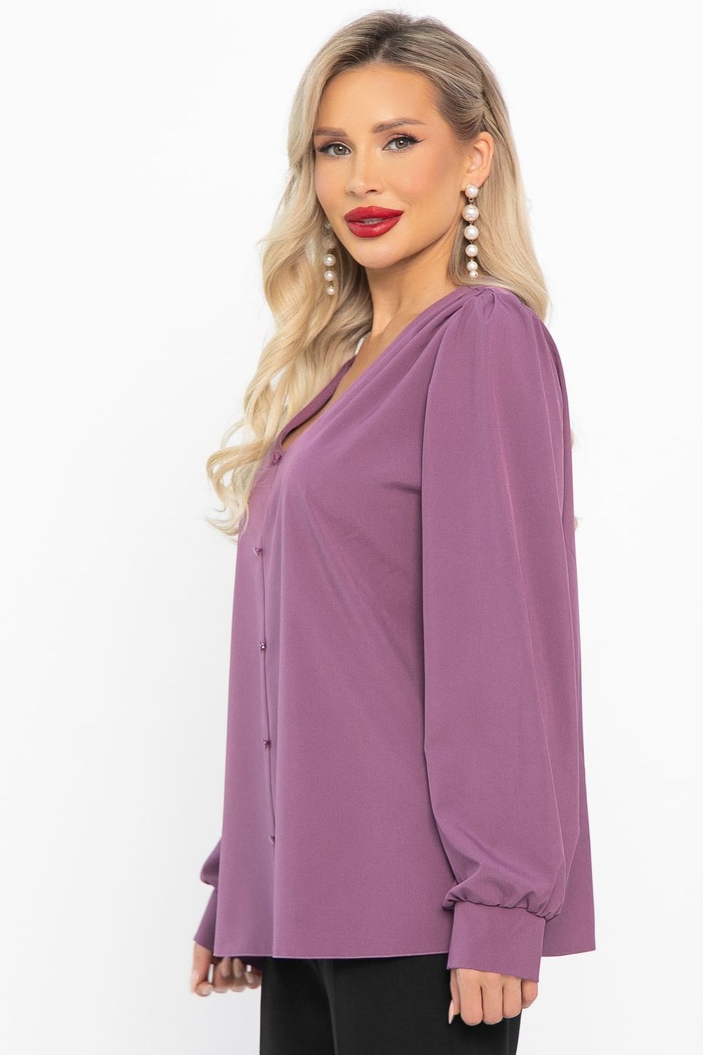 Блуза Марго (лиловая) Б14633-43М LT Collection