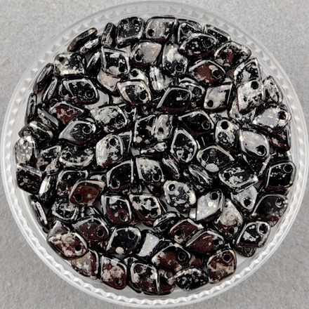 Dragon Scale 1,5x5 мм, Jet Antique Chrome