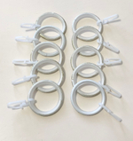 Карниз кованый для штор Адель d 25/16 двухрядный, цвет белое золото