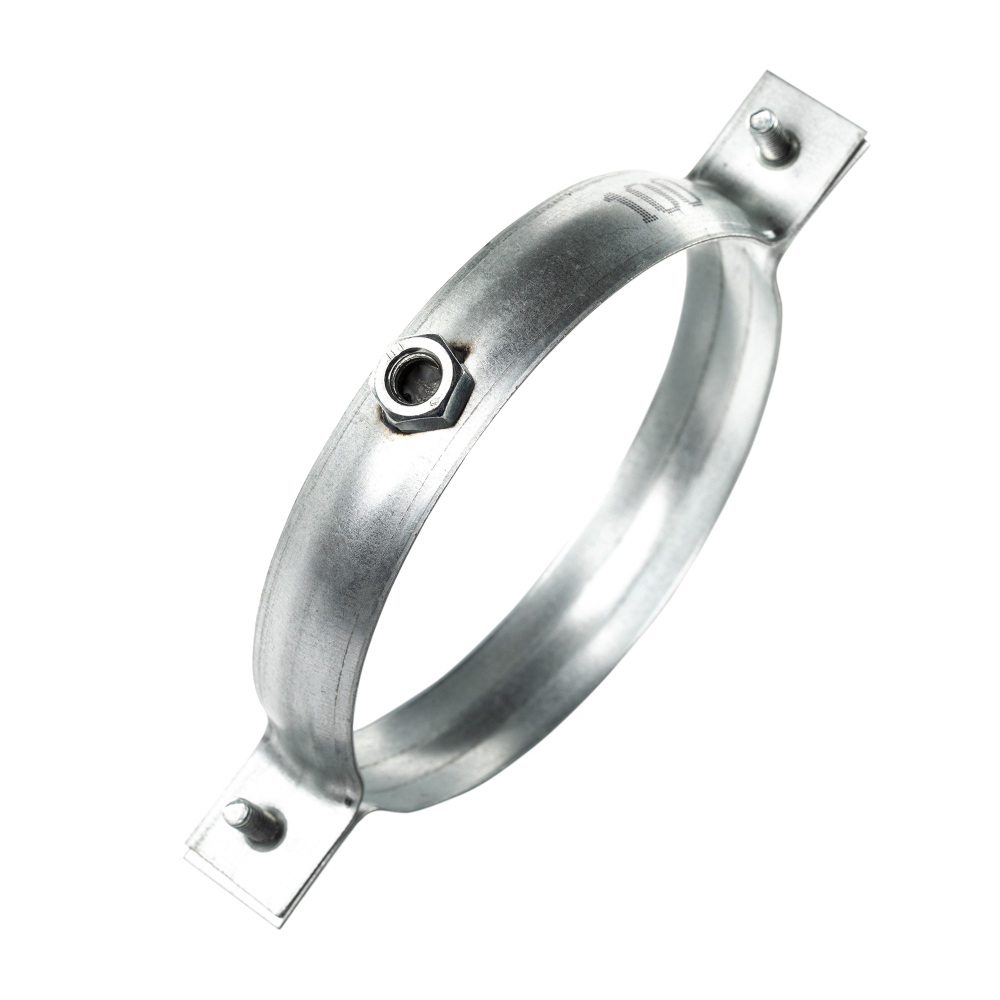 Хомут для воздуховода SHUFT без резинового профиля 100 мм (гайка)