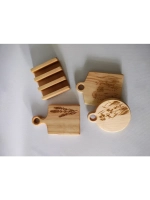 Набор досок разделочных из дерева сервировочных 3 шт.