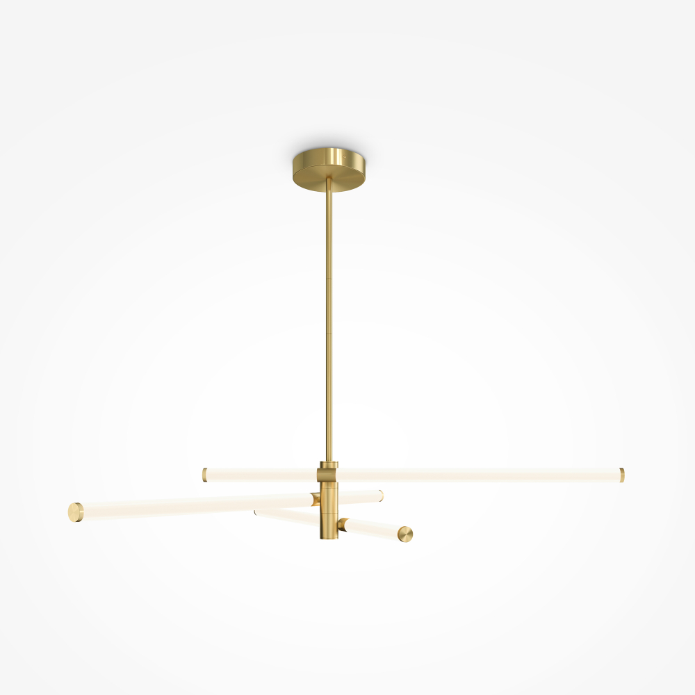 Люстра на штанге светодиодная Maytoni Axis MOD106CL-L40G3K