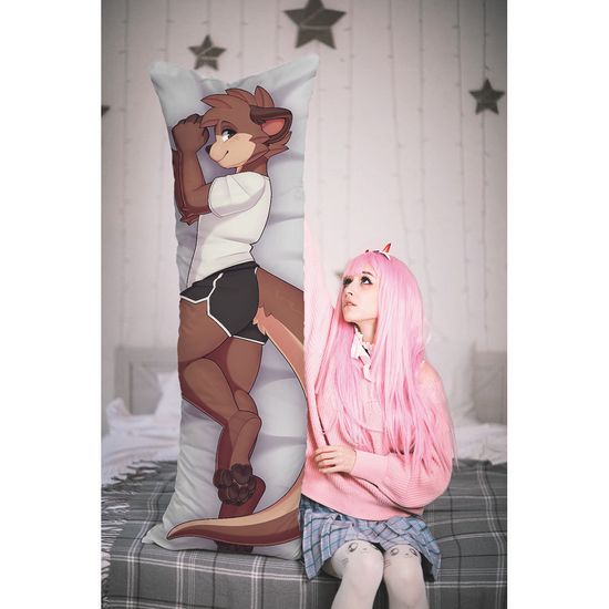 Дакимакура фурри Выдра мальчик арт. 1279