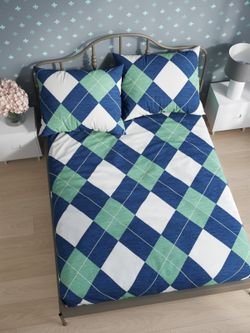 Постельное белье Полисатин Мечта "Ноктюрн" семейное Наволочка 50х70 см 2 шт Простынь на резинке 160x200 см Пододеяльник 145x215 см 2шт