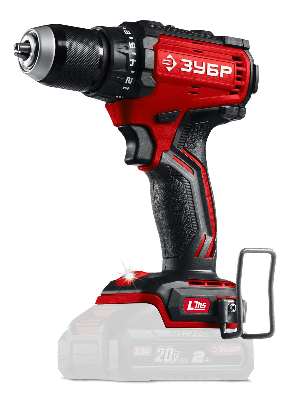 ЗУБР  20 В, 65 Н·м, без АКБ (LMS), бесщеточная дрель-шуруповерт (ДБ-65)