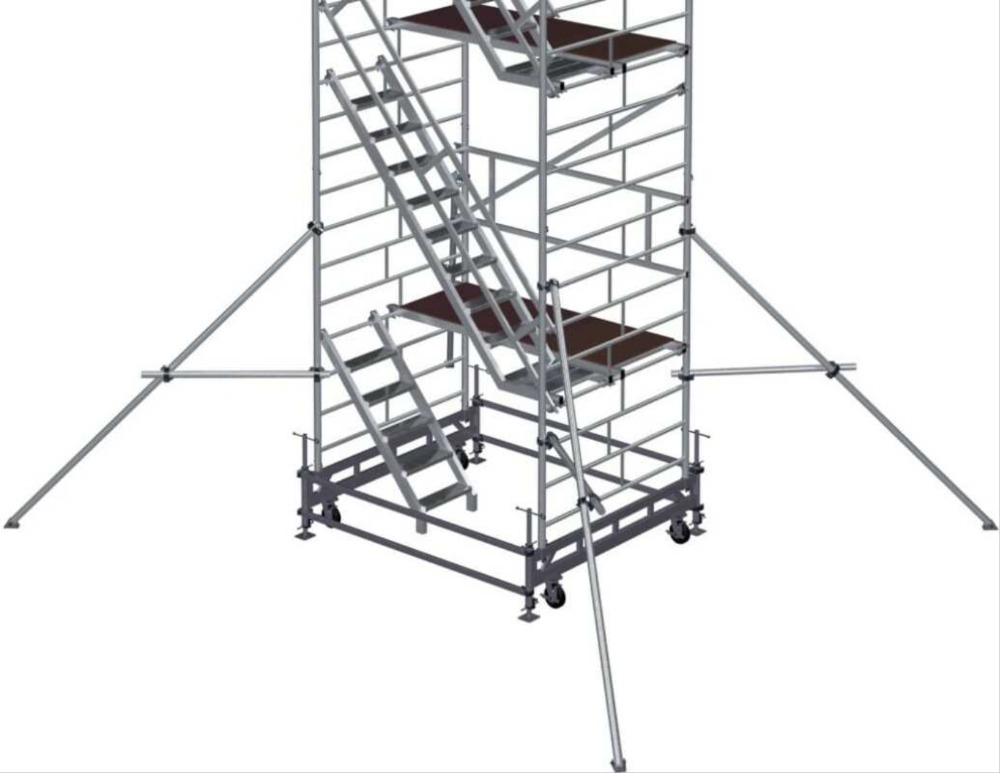 Вышка модульная алюминиевая MEGAL ВМА 1400Л/21