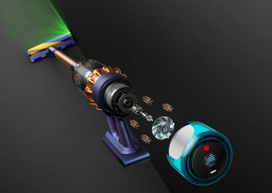 Вертикальный пылесос Dyson Gen5 Detect Absolute (SV23) (Prussian Blue/Rich Copper)