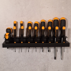 Держатель-органайзер отверток, на 18 отверток, настенный