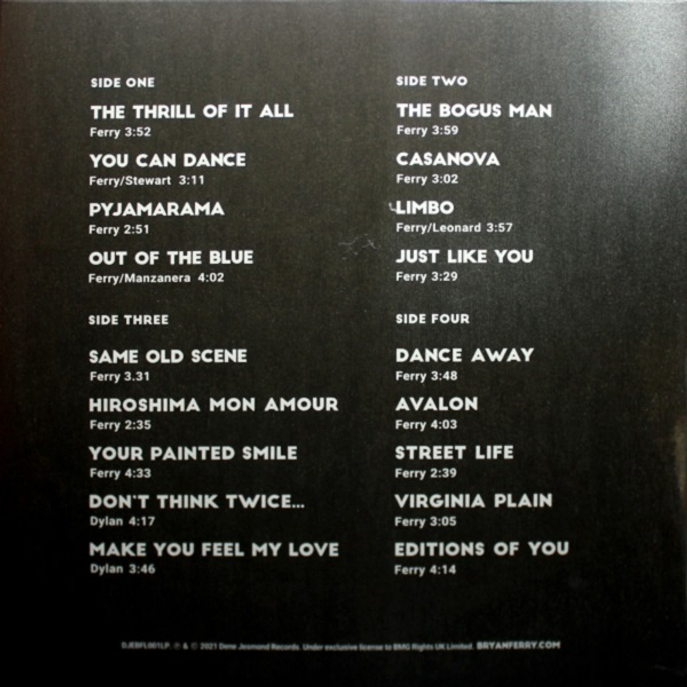 Bryan Ferry / Royal Albert Hall 2020 (2LP)