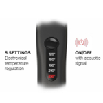 Щипцы-выпрямители с керамическим покрытием 24x90мм Valera Salon Exclusive SQ Pulsa 200