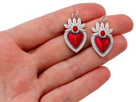 Подвеска Сердце, 27.5мм