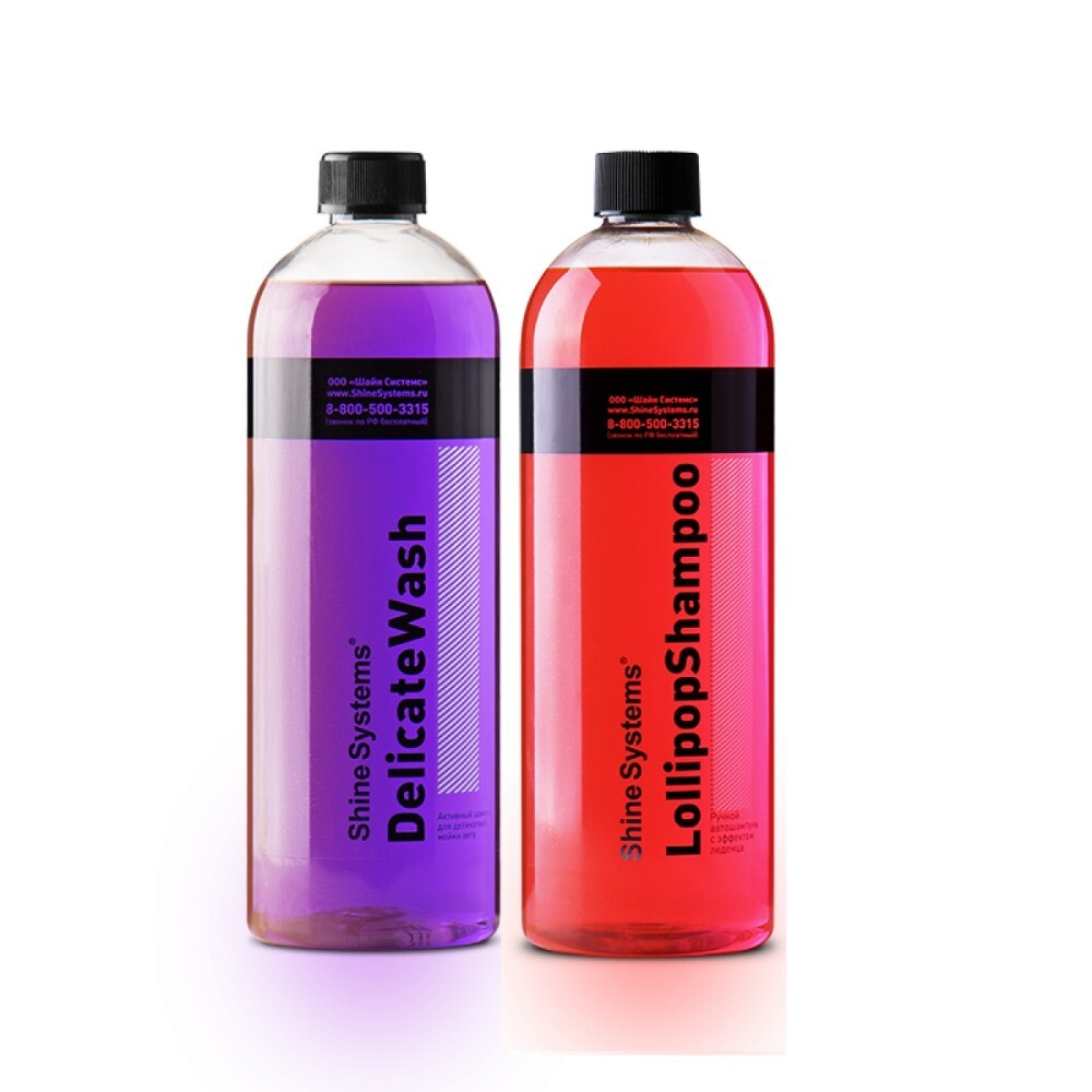 Набор для двухфазной мойки  LollipopShampoo +DelicateWash 750мл