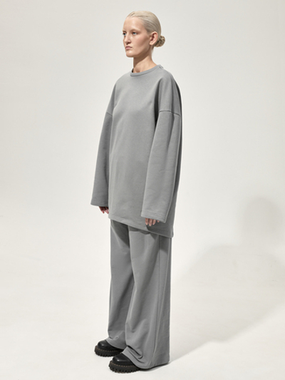 Толстовка "Бетон". Серая