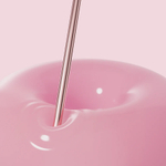 Мини вибростимулятор 12,3см в форме леденца на палочке BeYourLover Lollipop Vibrator Powerful Mini Wand Massager VX219A