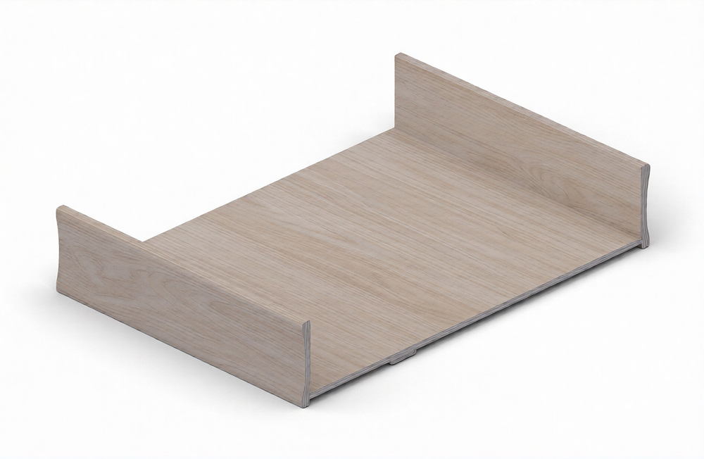 Упор прямой (5,40 м) Береза Нордик ПВХ