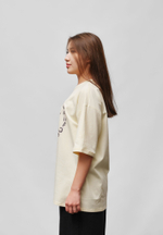 Футболка оверсайз SHANYRAQ CREAM WHITE