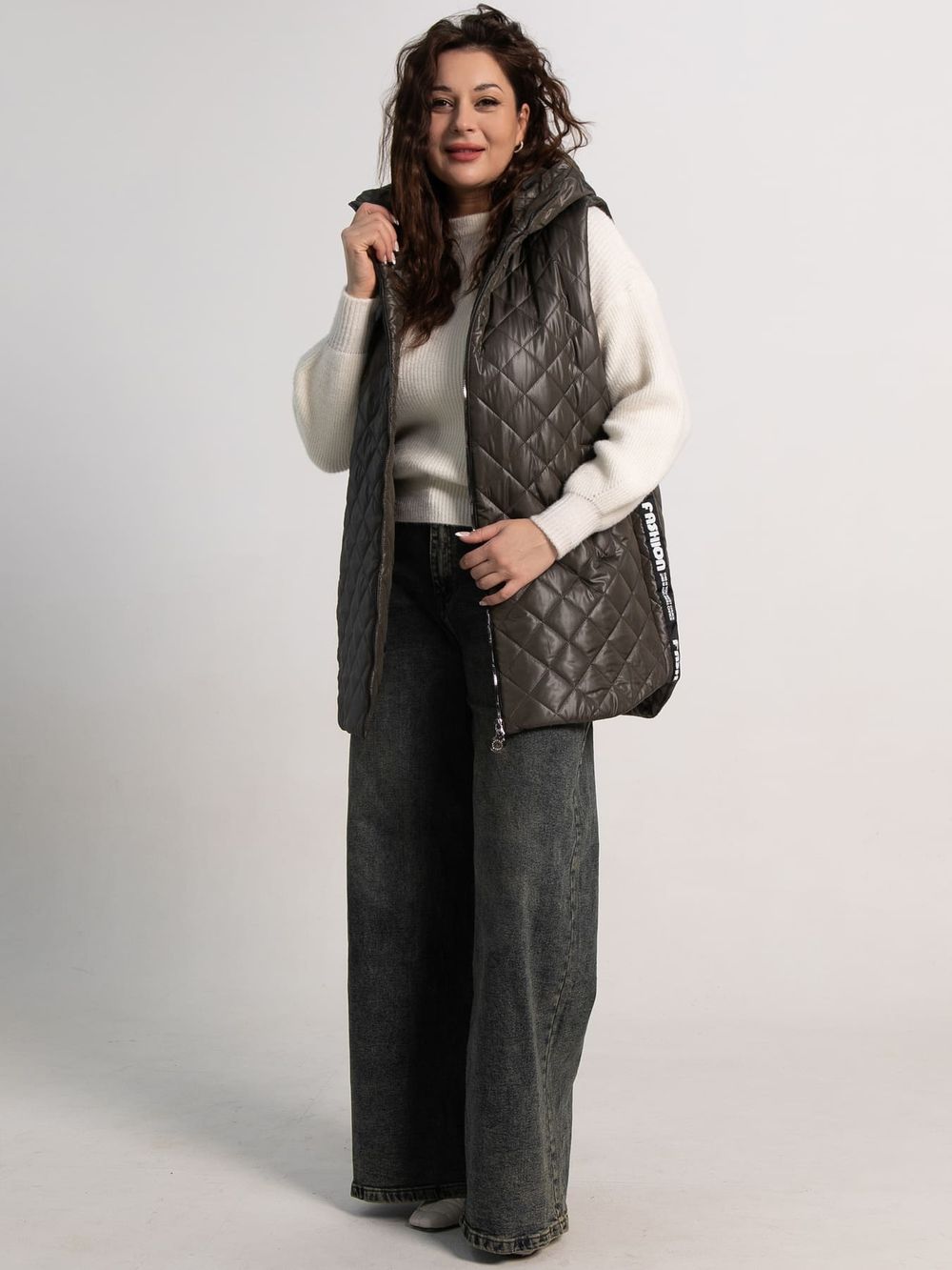 Жилет утепленный Фирменный стиль (хаки) Б15321-18М LT Collection