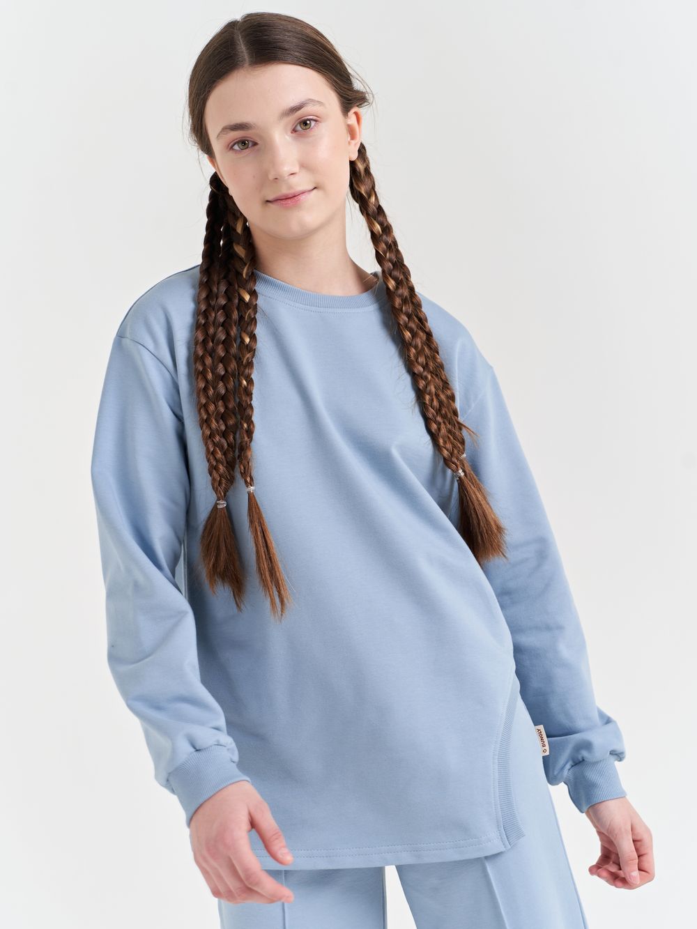 Свитшот удлиненный "ДЫМКА" подростковый