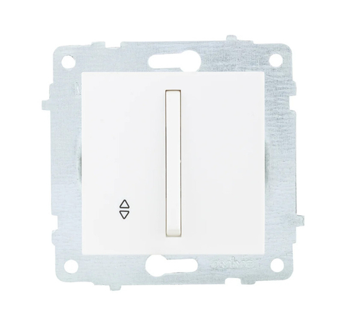 Выключатель 1-кл прох OVIVO 10А белый узкая клавиша 610-000201-209