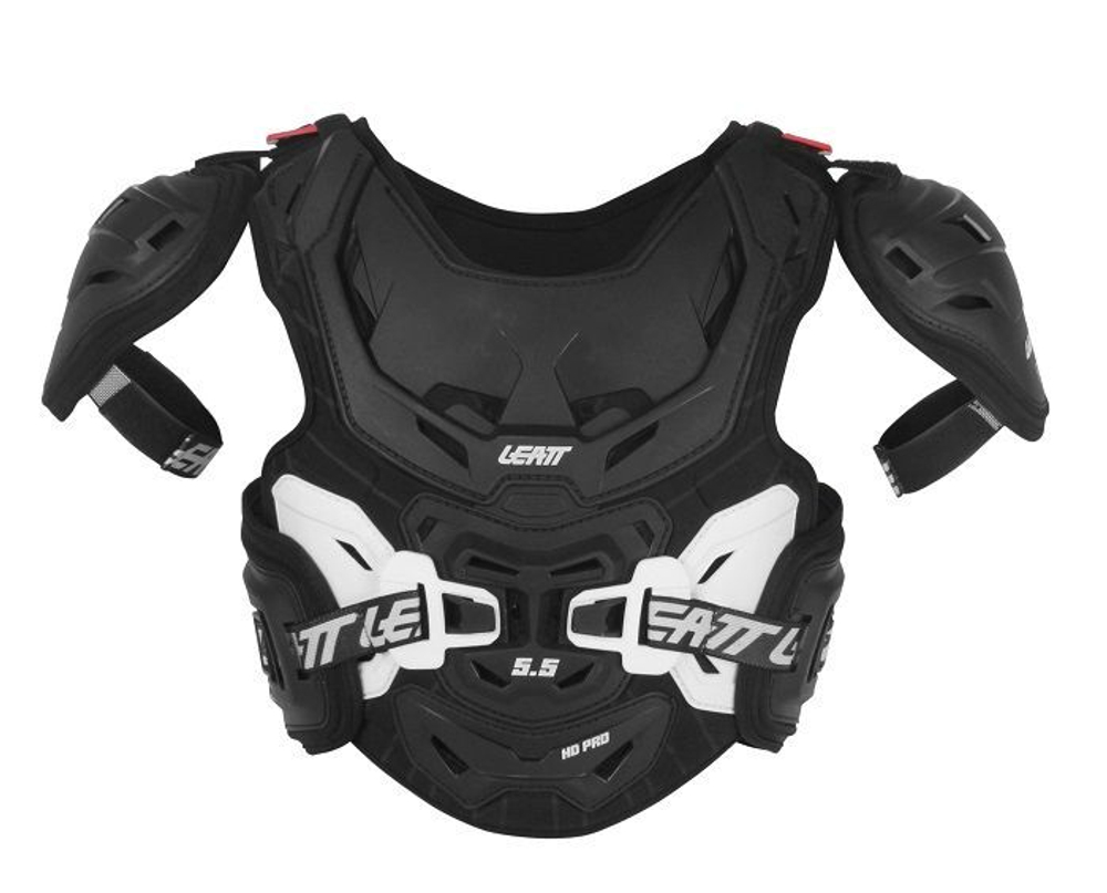Защита панцирь подростковый Leatt Chest Protector 5.5 Pro HD Junior (Black/White, OS, 2024 (5014210131))