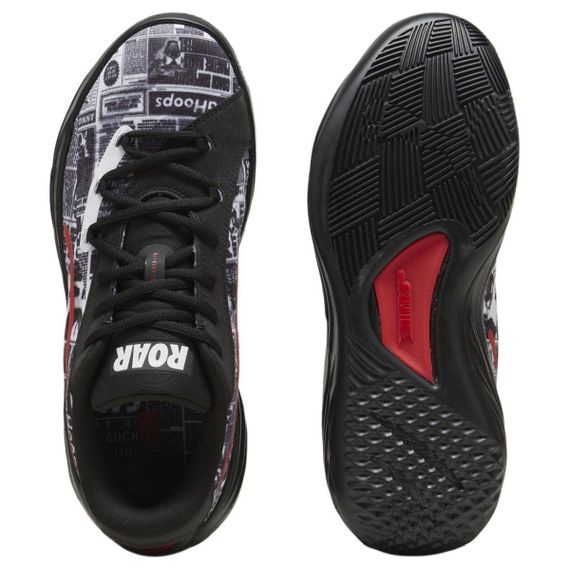 PUMA All Pro Nitro Баскет-болонные кроссовки Низкие Серые черные Мужские