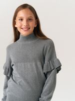 Джемпер для девочки AT244 серый