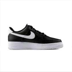 Nike Air Force 1 07 "Black White Pebbled Leather"