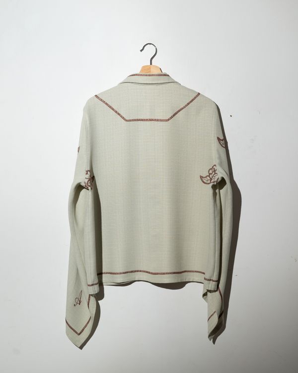 Рубашка с Инициалами бежевая - фото 7