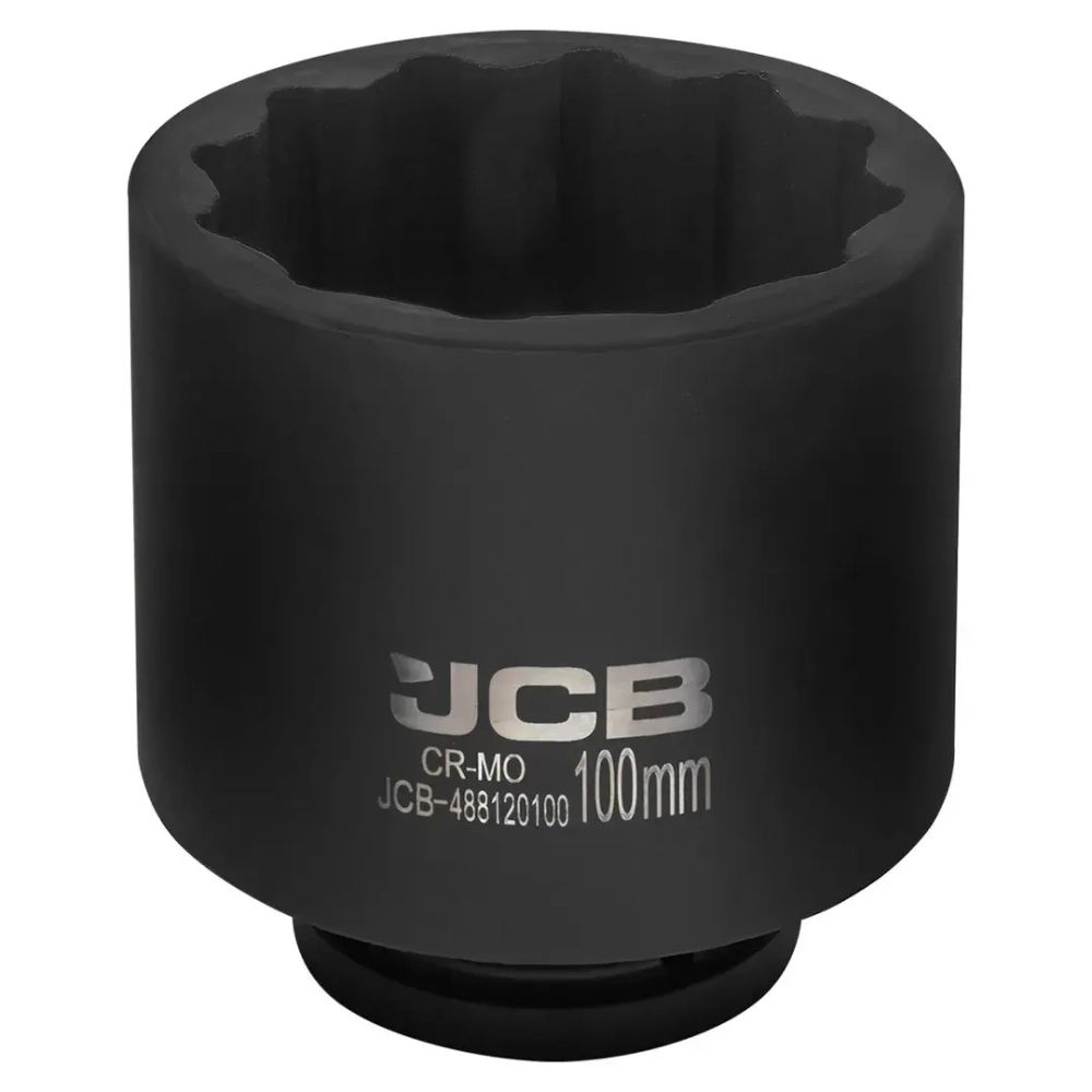 Головка ударная глубокая 100мм (12гр.), 1'' JCB JCB-488120100